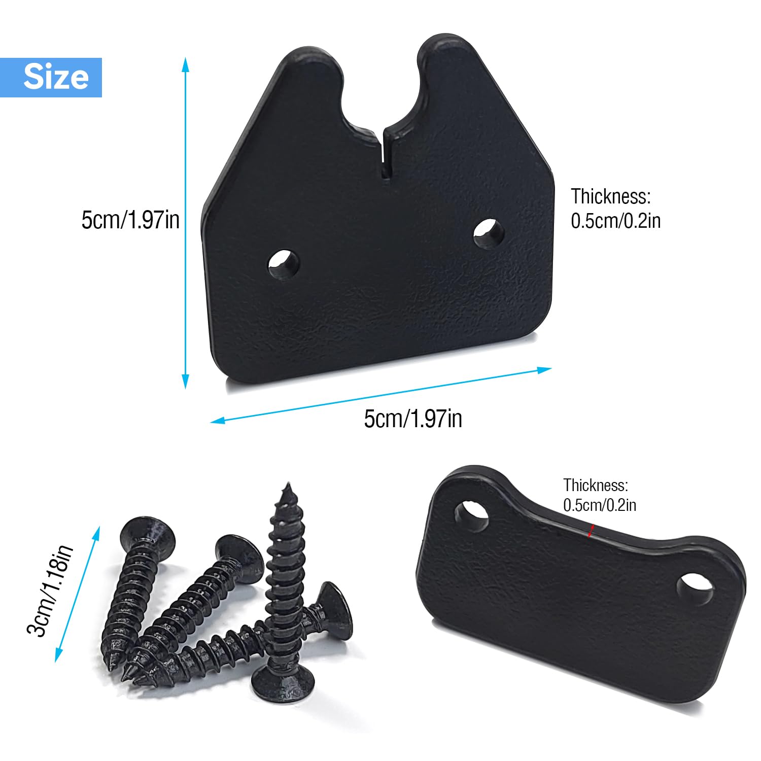 ZPSNDP Sun Visor Repair Kit, 2 Pack Heavy Duty Sun Visor Clips, Sun Visor Bracket for DO-DGE RAM 1500 2019-2023