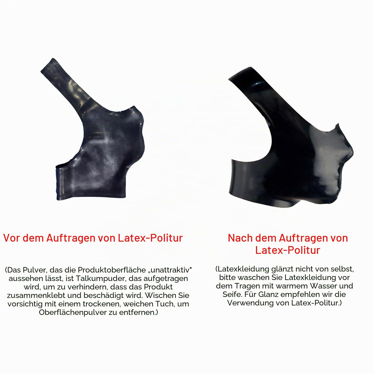 Latex Halb Maske Handgefertigte,Gummi Maske für Geeignet Unisex
