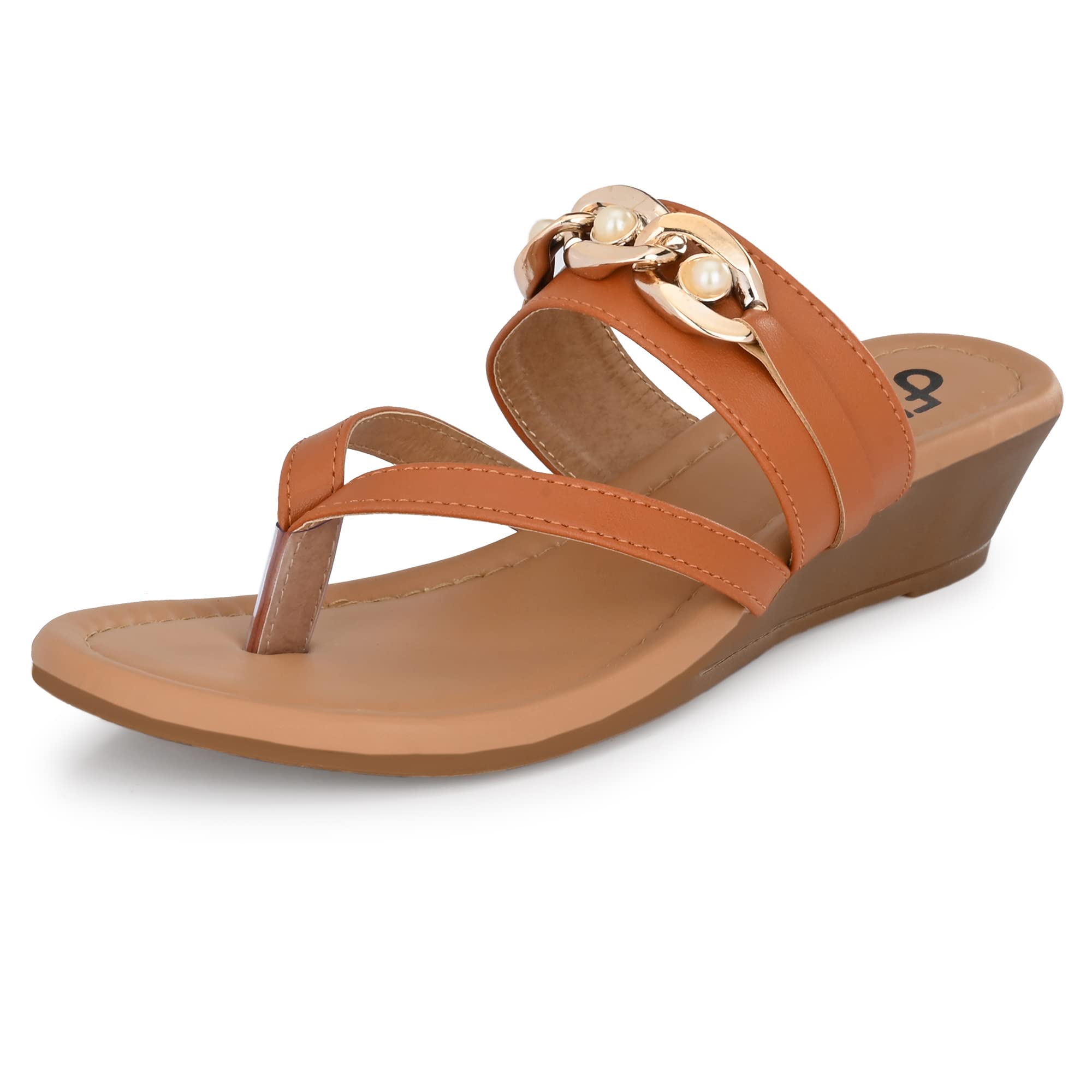 Flavia womens FLS-6 Sandal BROWN 9 (B0B6JBSW33) Amazon Price History, Amazon Price Tracker