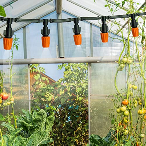 Garden Drip Irrigation Kit, 1/4inch Mist Irrigation Kits Accessories