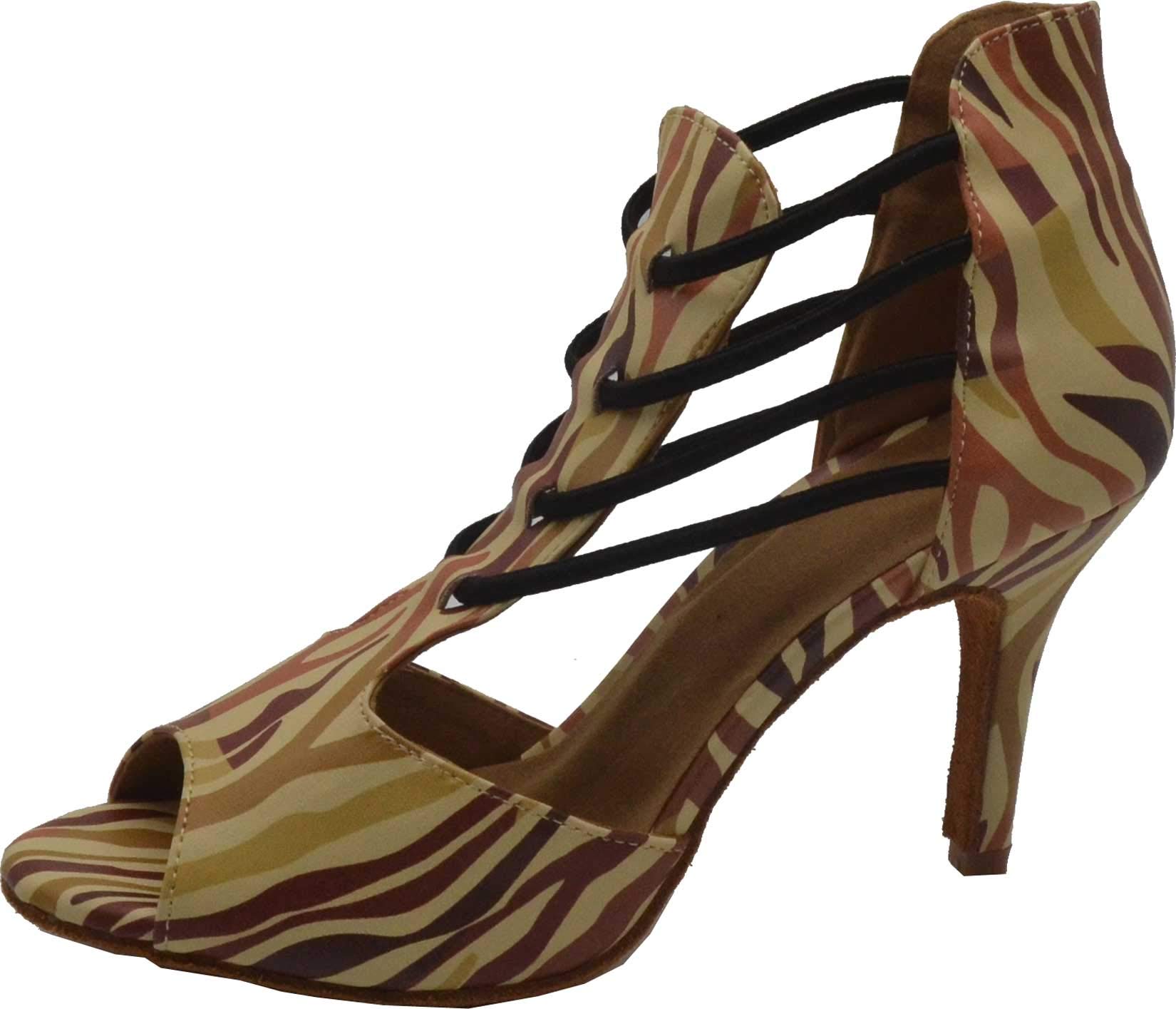 Chaussures de danse latine salsa tango cha-cha pointure 39 EU custom violet