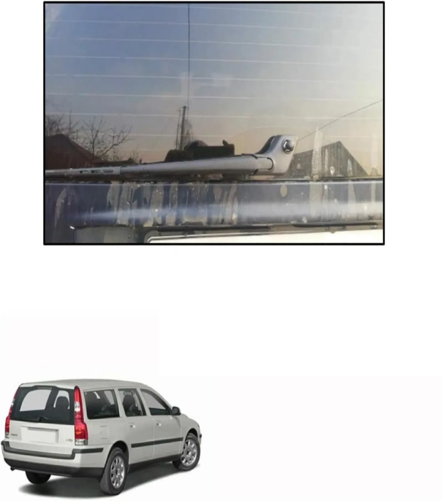 Para Volvo V70 XC70 2000-2003 Juego de escobillas limpiaparabrisas delanteras y traseras, limpiaparabrisas, escobillas de lluvia, limpiaparabrisas