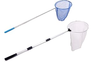 Rngeo Telescopic Butterfly Net: Extendable Fishing, Insect Toy Nets