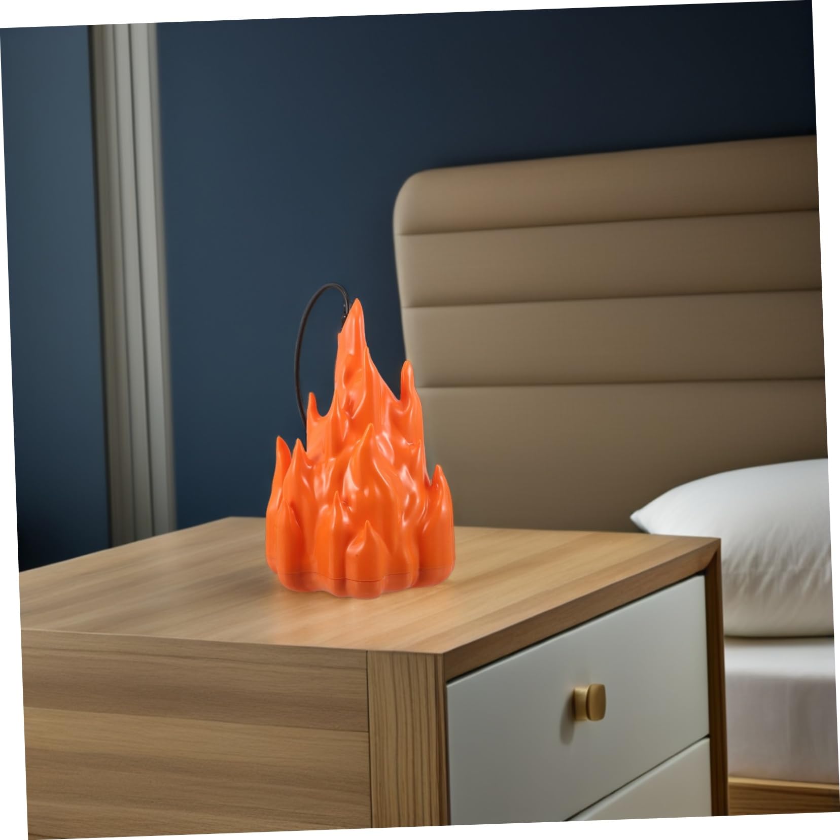 iplusmile Lampada Effetto Fiamma LED Luce Tremolante Realistica per Stufa Finta Illuminazione Notturna Decorativa per Patio Campeggio Appartamento