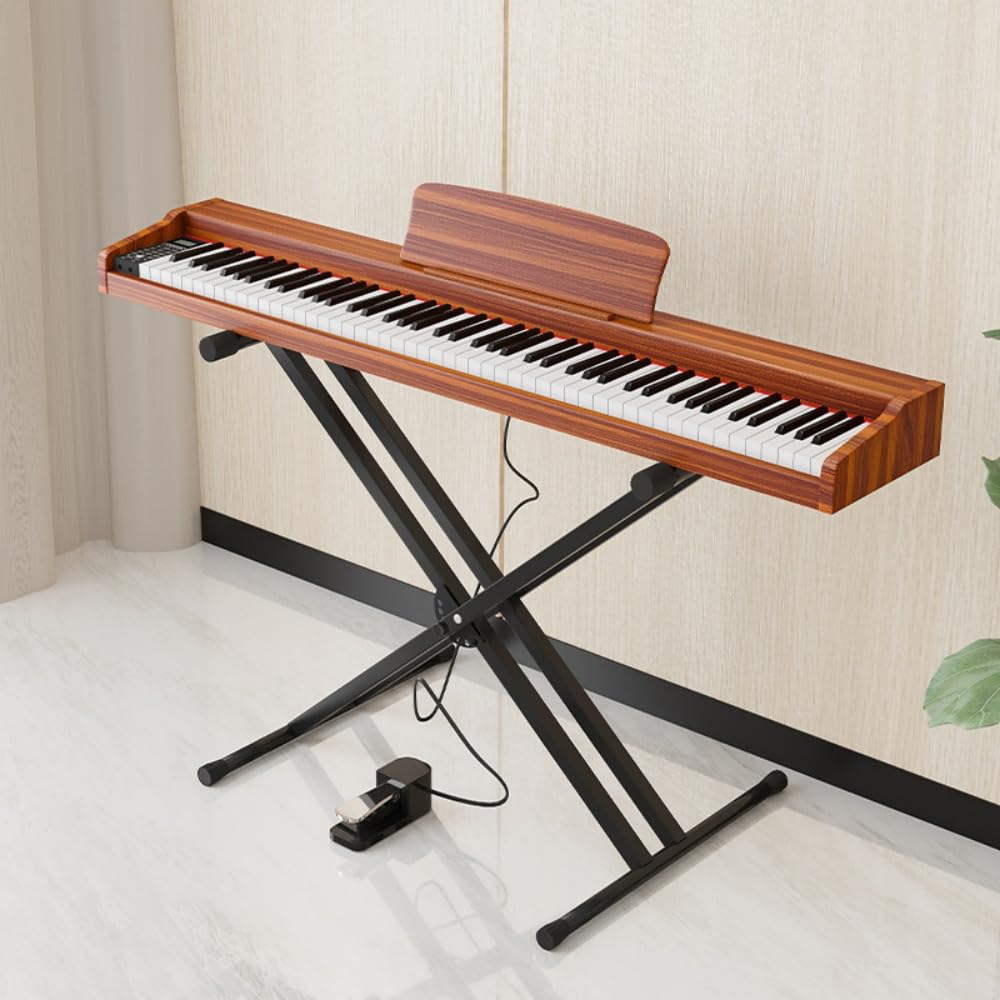 Amazon | Yobuisg ポータブル エレクトリックピアノ 88鍵 ヘビー