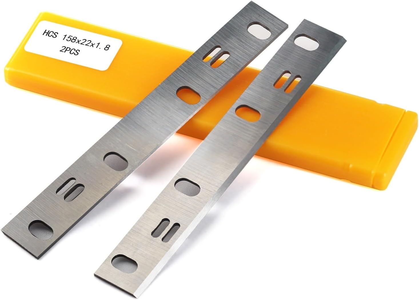 4pcs 158×22×1.8mm Planer Blades Jointer Knives HCS For Craftsman Woodworking Thickness Planer 2sets