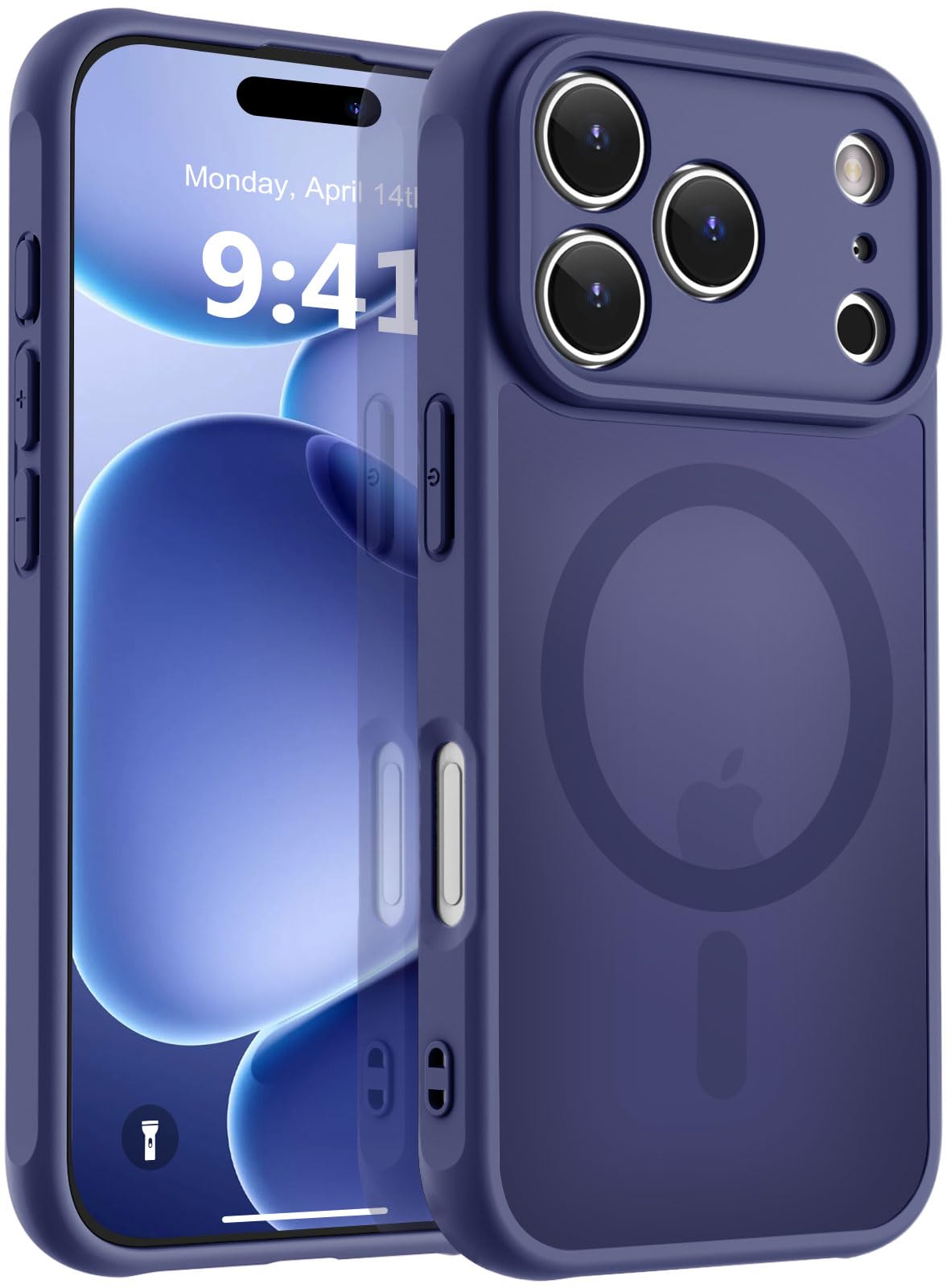 MOCCA Magnetic Shockproof for iPhone 17 Pro Max Case,Deep Blue