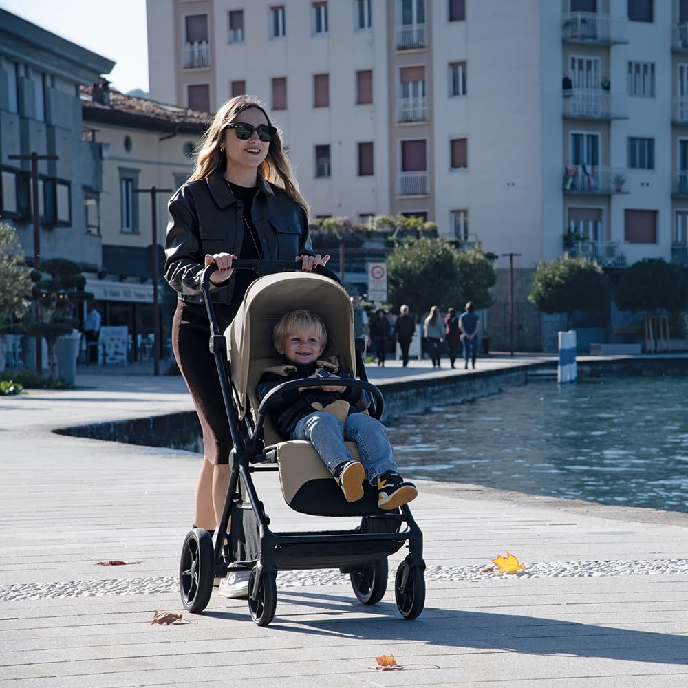 Foppapedretti Spritz I-Size System Modulare Combinato Passeggino Navicella Seggiolino Auto Titanium
