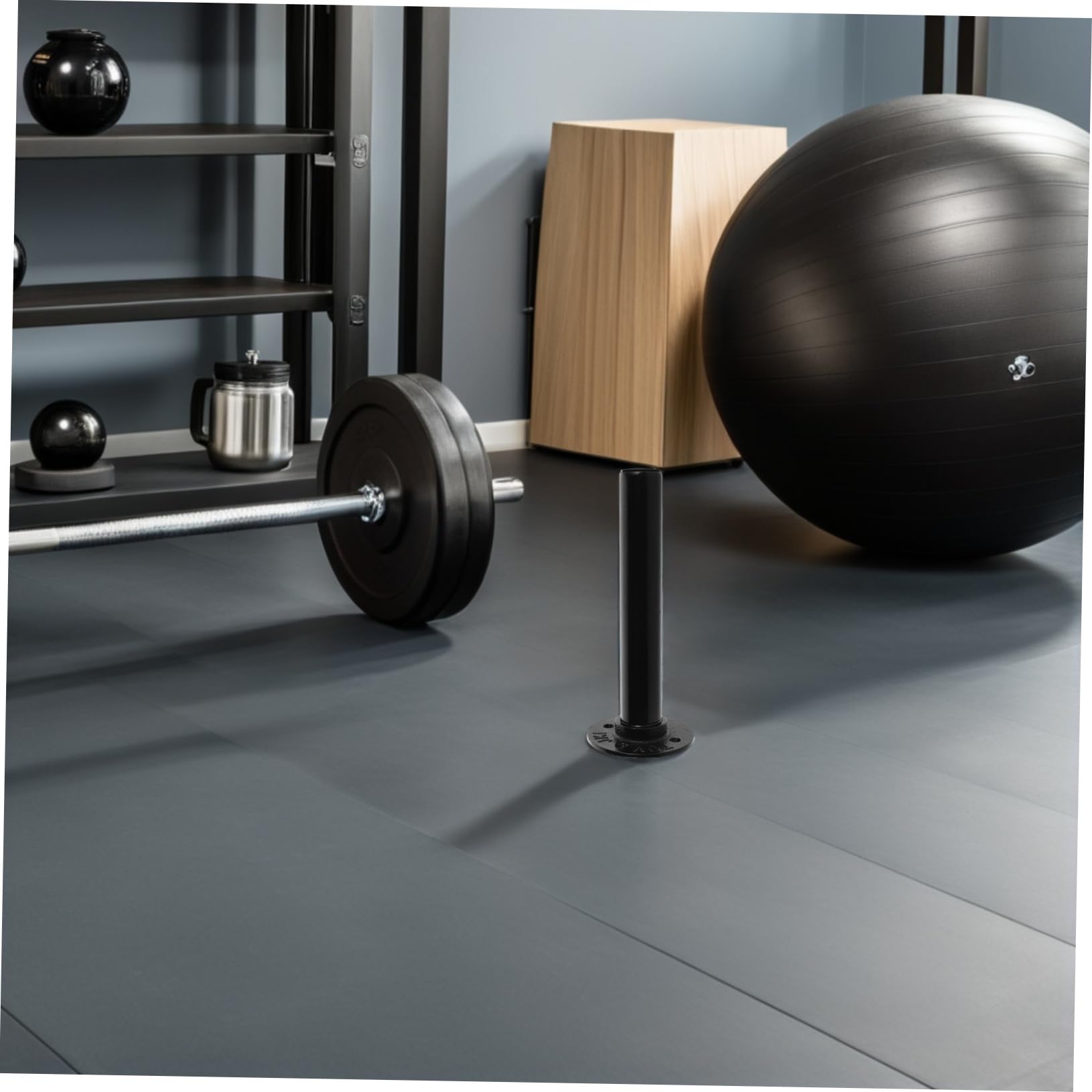 Gatuida 2 Piezas Organizador de Placas de Pesas de Hierro Pared Soporte Estable para Entrenamiento de y Almacenamiento Gimnasio o Garaje