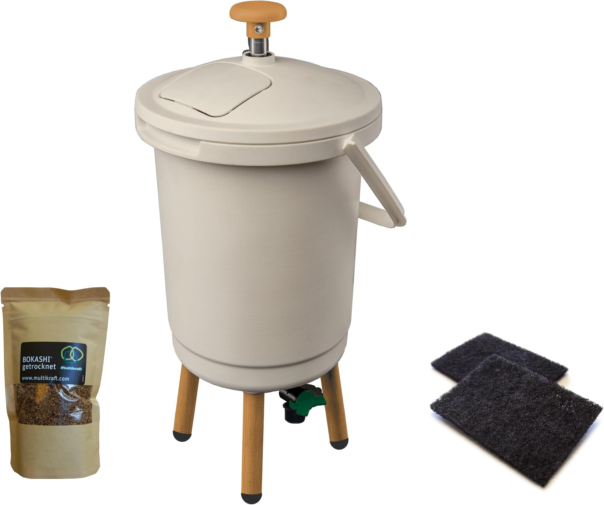 Amazon.de Organico Bokashi KompostEimer für Küchenabfälle