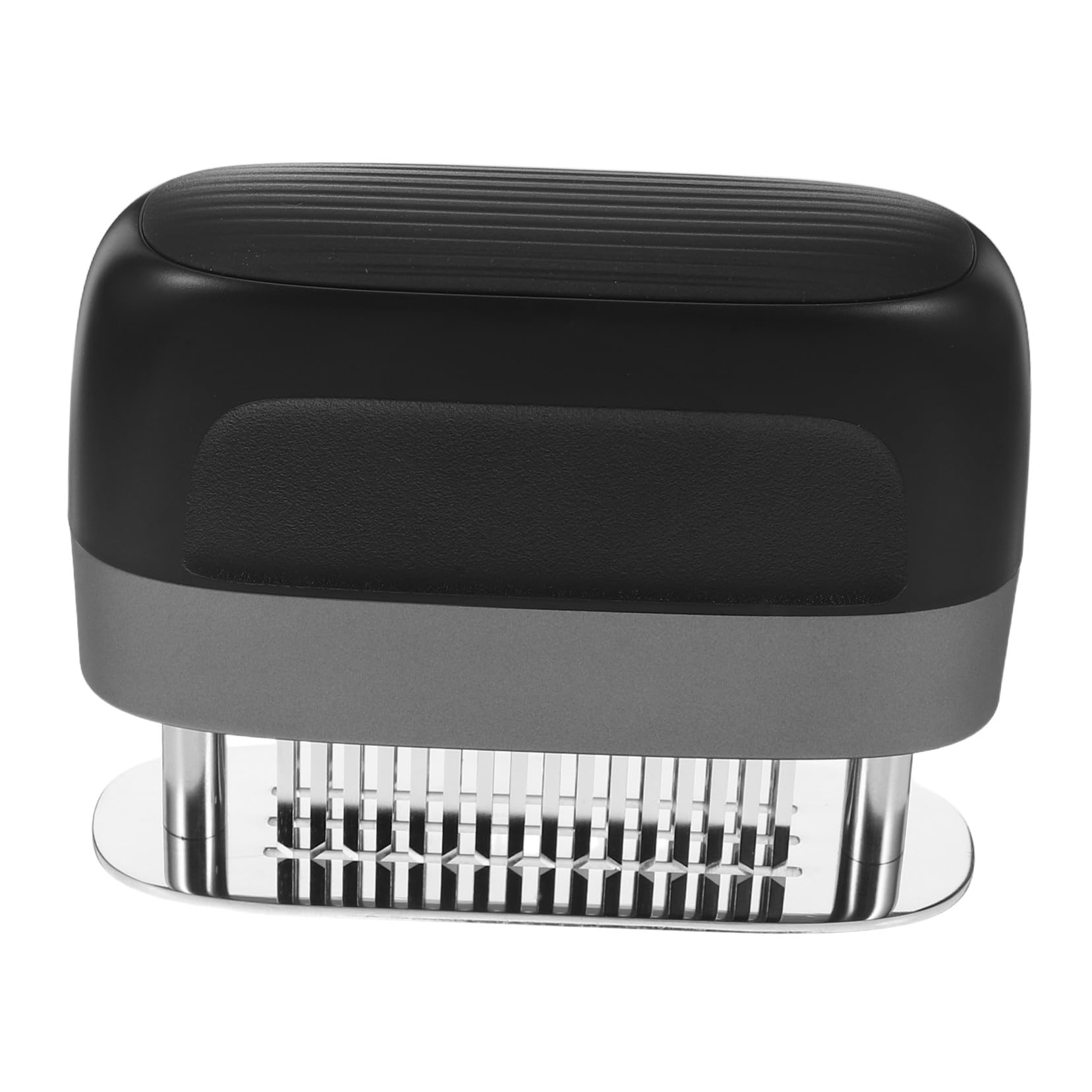 PRETYZOOM Ablandador de Carne Agujas de Acero Inoxidable Negro | Mango Plástico, para Pollo y Carne, Uso en Picnic y Camping, Diseño Compacto para Trabajo