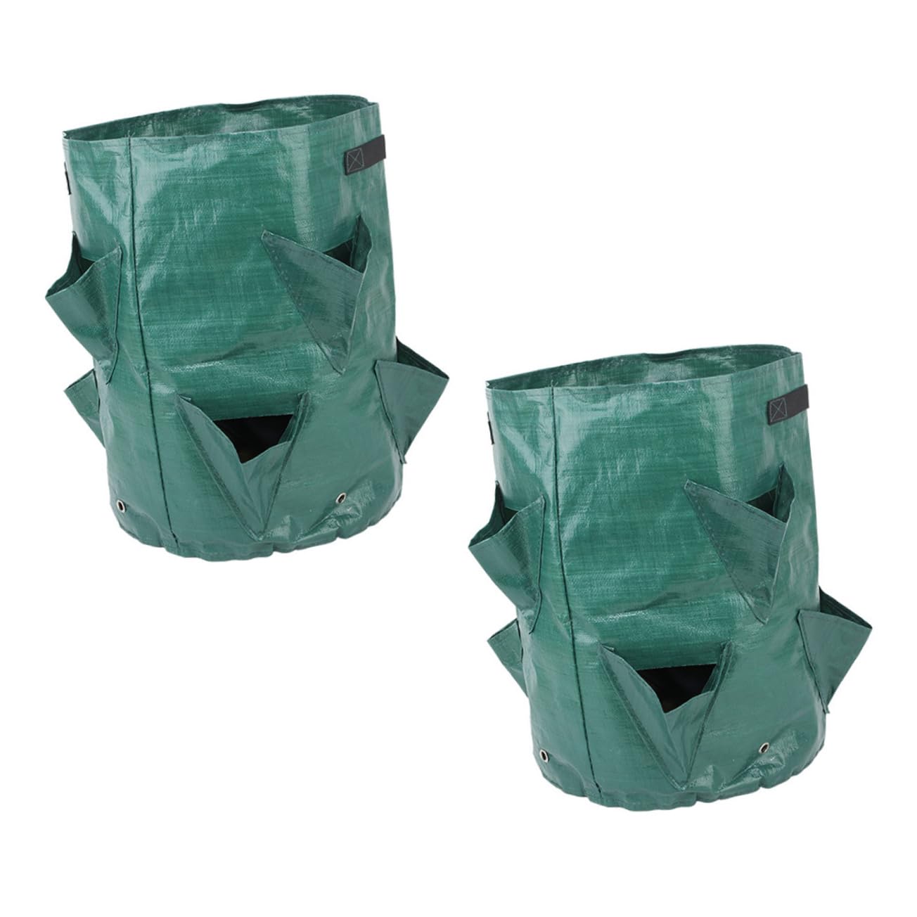 Kisangel 2 Set Coltivazione Sacchetti Non Tessuti Per Piante Design Multi Apertura Per Giardinaggio Esterno 2 Pezzi*2