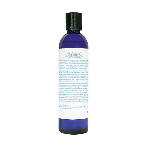Miniatura 7 de Master Massage - Aceite de masaje orgánico, sin perfume, rico en vitaminas y soluble en agua - Botella de 2 galones por paquete