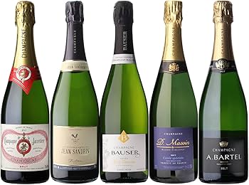 Amazon.co.jp: シャンパンセット 辛口シャンパン5本セット750ml 当たり