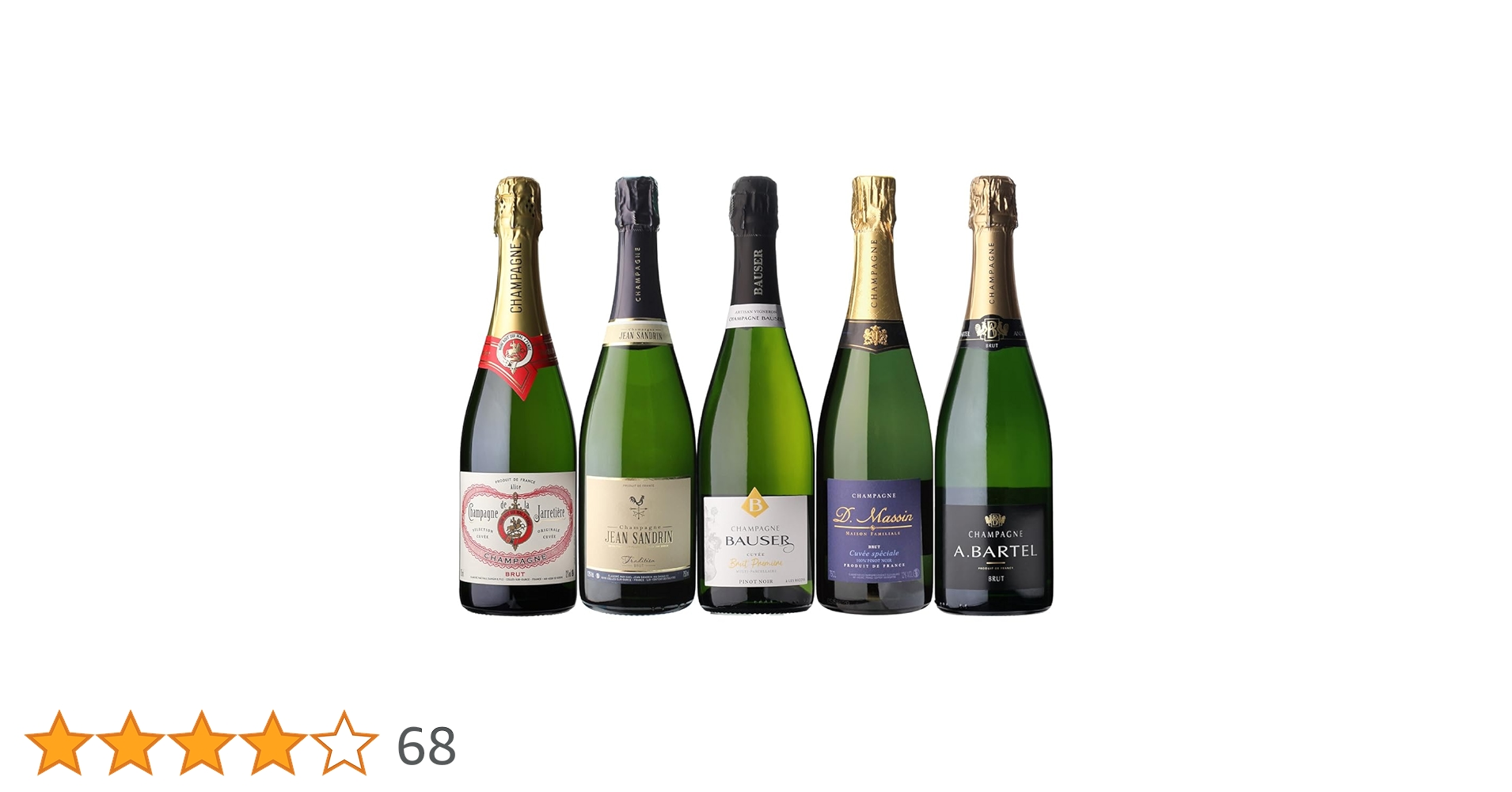 Amazon.co.jp: シャンパンセット 辛口シャンパン5本セット750ml