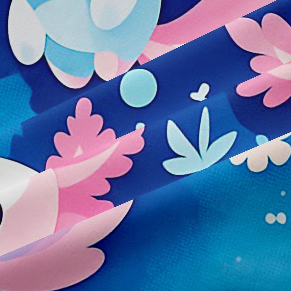 Feelyou Axolotl Kawaii Window Curtains for Bedroom Living Room Pink Axolotl Cute Curtains for Kids Boys Girls Cute Animal Axolotl Window Drapes Princess 30%-50% Blackout Curtains, 38W X 45L,2 Panels