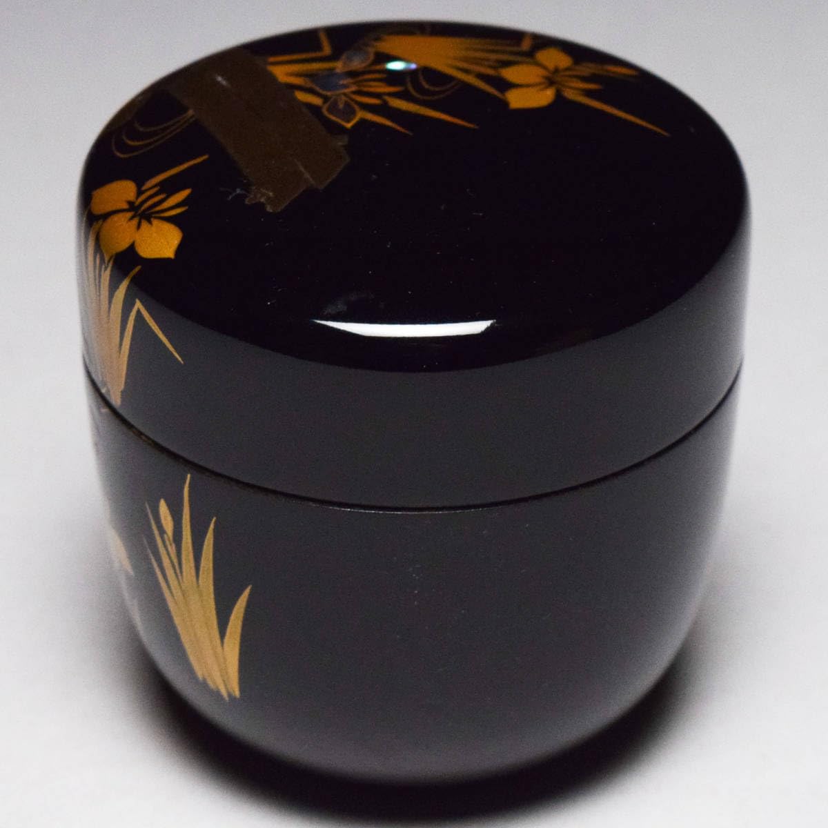 茶道具　廣鳳作　真塗　黒漆　大棗　共箱　V　6658 Amazon.co.jp: 茶道具 塗師 川瀬表完作 蒔絵 雁 大棗 共布共箱