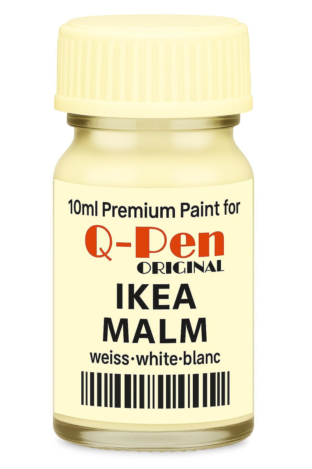 Coloured pencils, paint pen, touch-up pen, for Ikea Malm, white