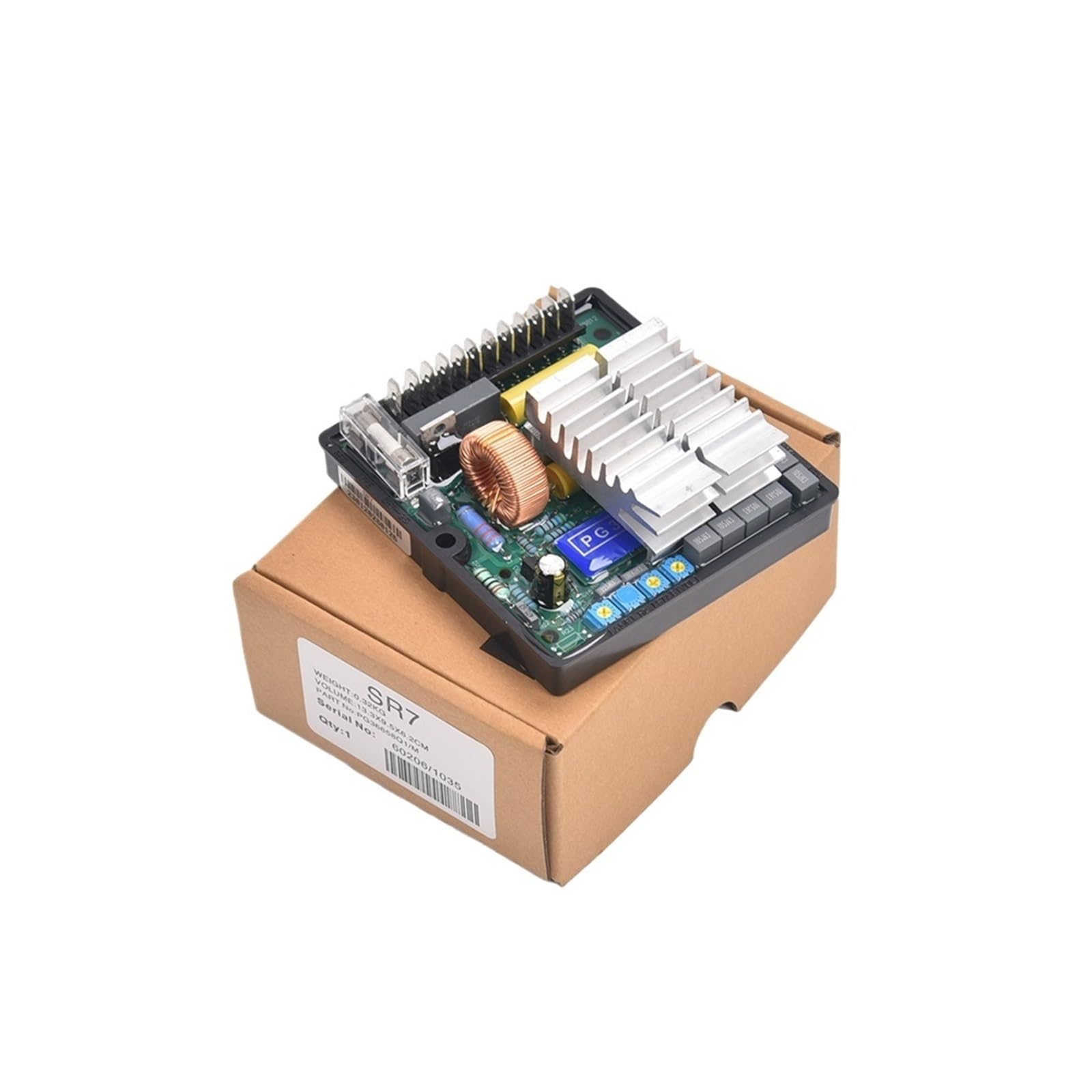 CSKWLLNBC 1pcs AVR SR7 Automatic Voltage Regulator For Generator SR7-2G with a Low Speed and Overload Protection