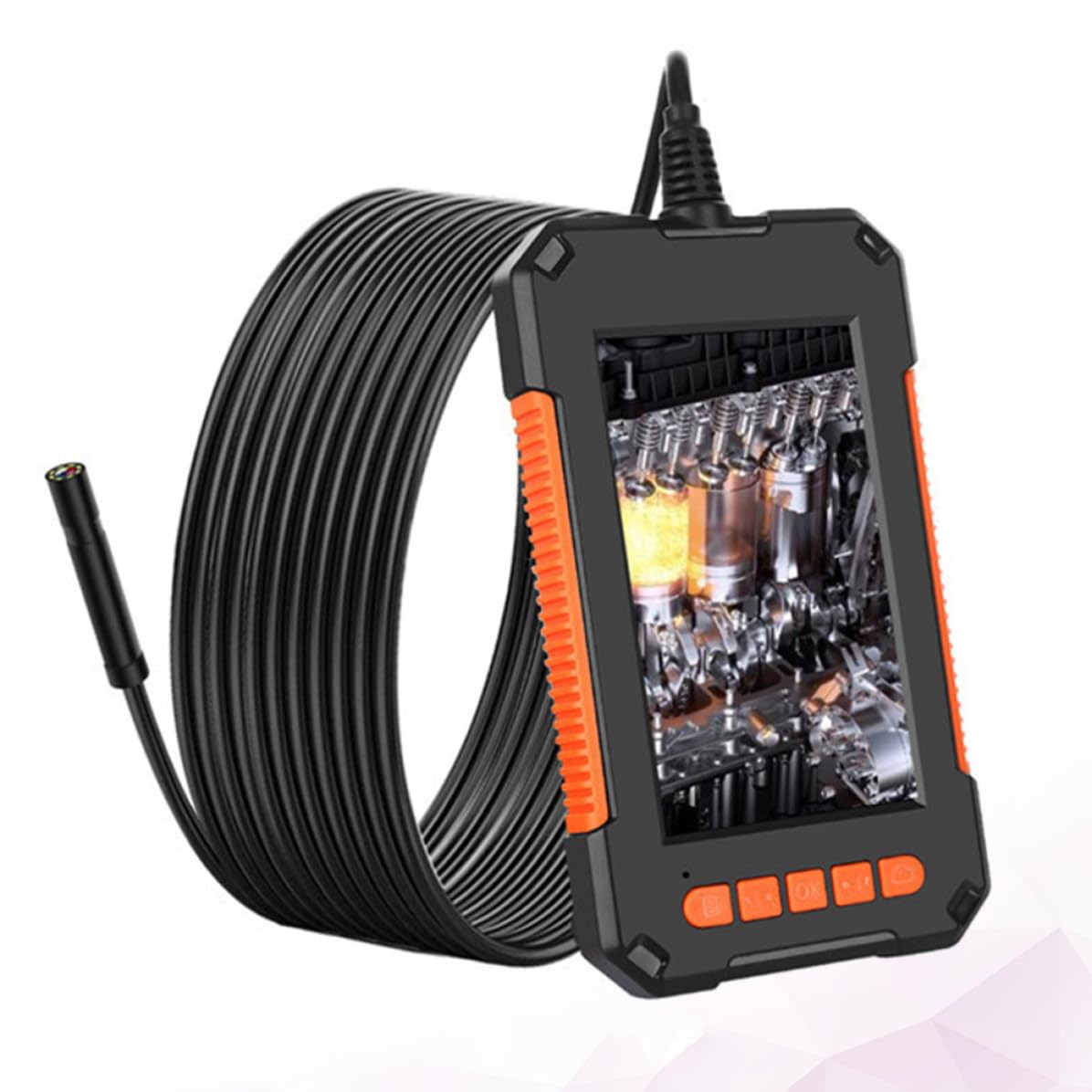 Endoskopkamera 1920x1080p mit 8 LED Lampen, Ip67, Schwarz