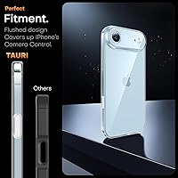 Vista 463 de TAURI Funda magnética 2 en 1 transparente para iPhone 14 Pro, compatible con Magsafe [no amarillenta] con protector de pantalla, protección de grado