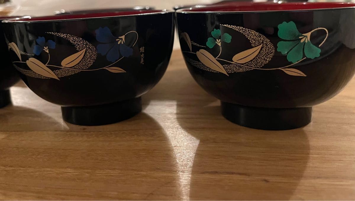 Amazon.co.jp: 桂由美 ユミカツラ お椀 汁椀 箸 5人分セット 和