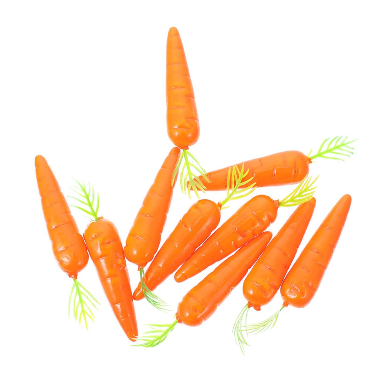 OHPHCALL 20Pcs Decorative Carrot Model Realistic Fake Carrot Props for Home Kitchen and Kindergarten Decor for Easter DIY Crafts and Festive Celebrations