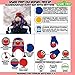 Sesame Street Boys Winter Accessory Hat and Mittens Set, Elmo Toddler Beanie and Mittens for Kids Ages 2-4, Grey/Black