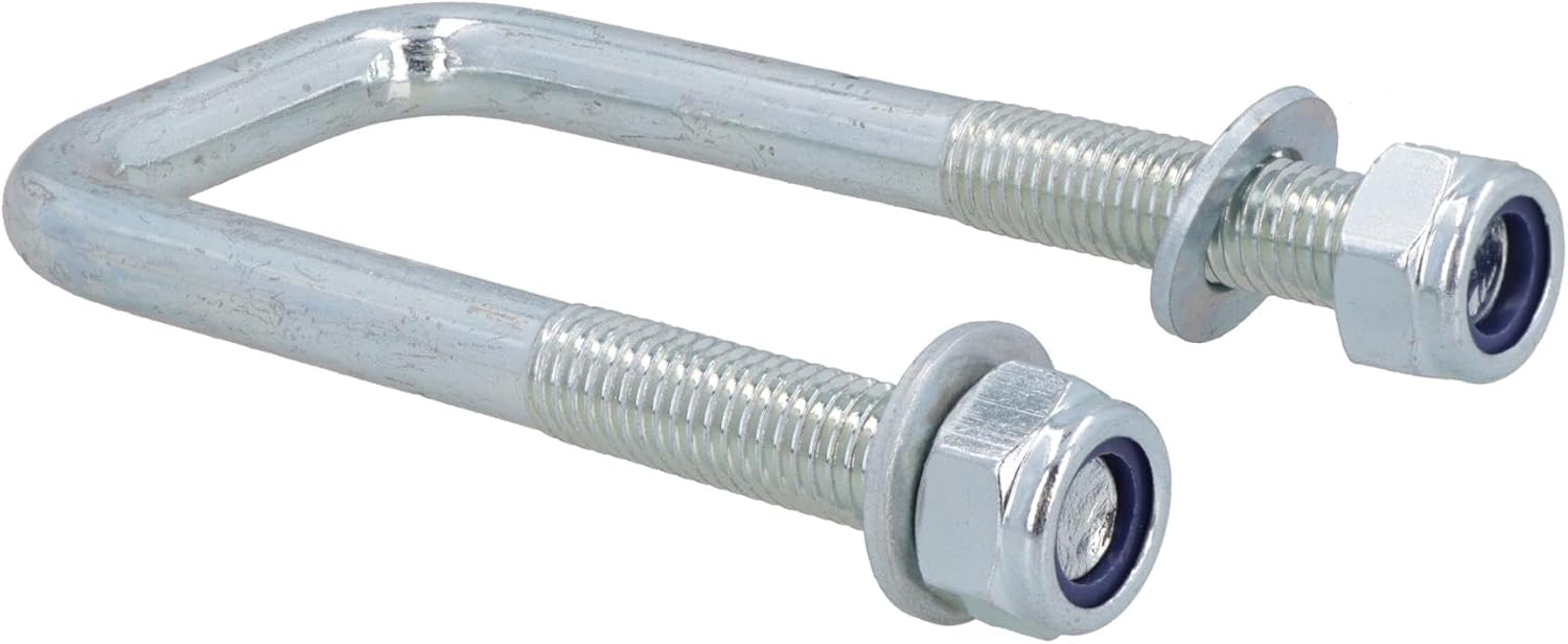 M12 U-Bolt N-Bolt 43mm x 110mm 4 Pack High Tensile for Boat Trailers