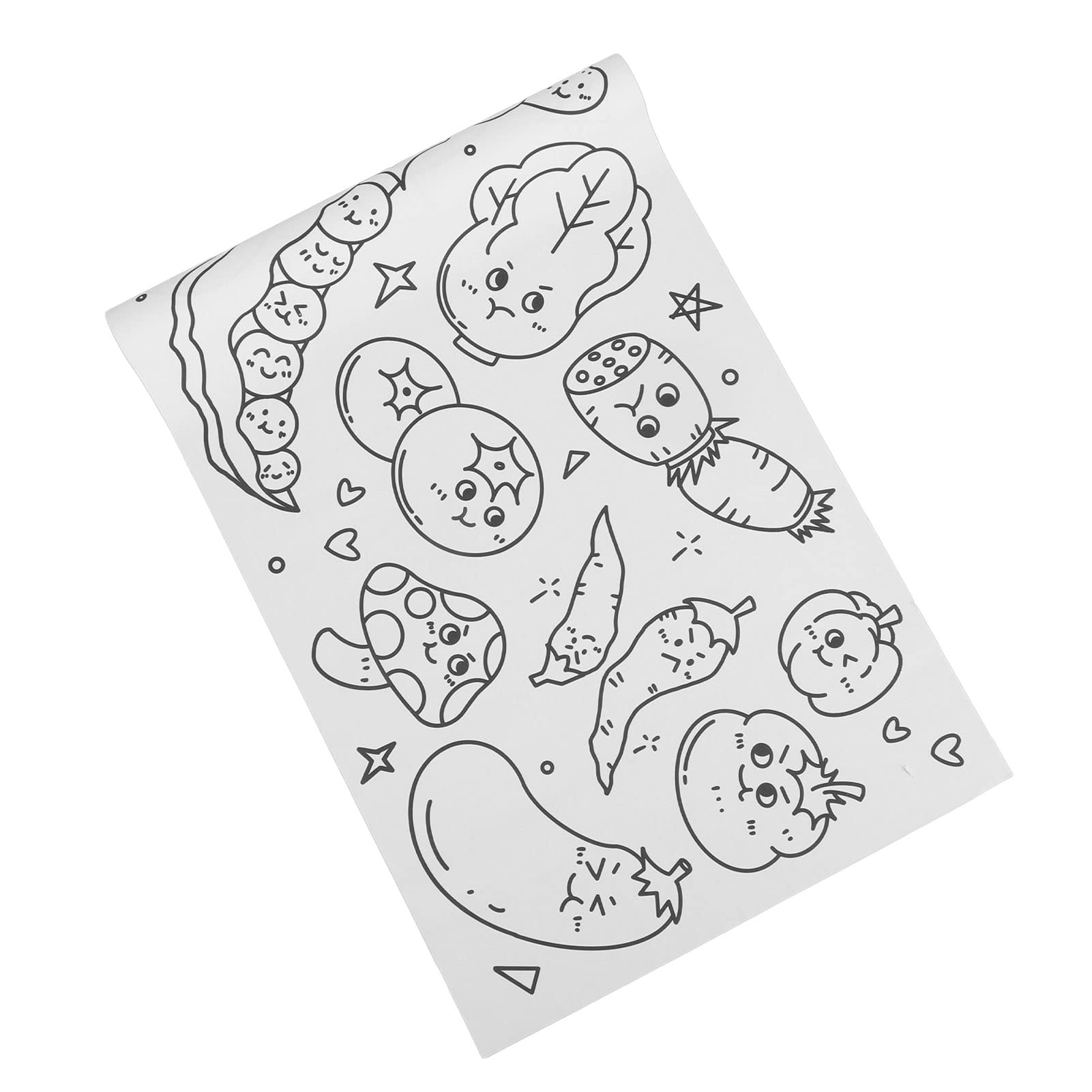 Drawing Paper Roll, Coloring Paper Roll Safe Smoothing Thickened 9.8ft Long Rich Patterns Space Saving 11.8in Wide for Education (Type 2)