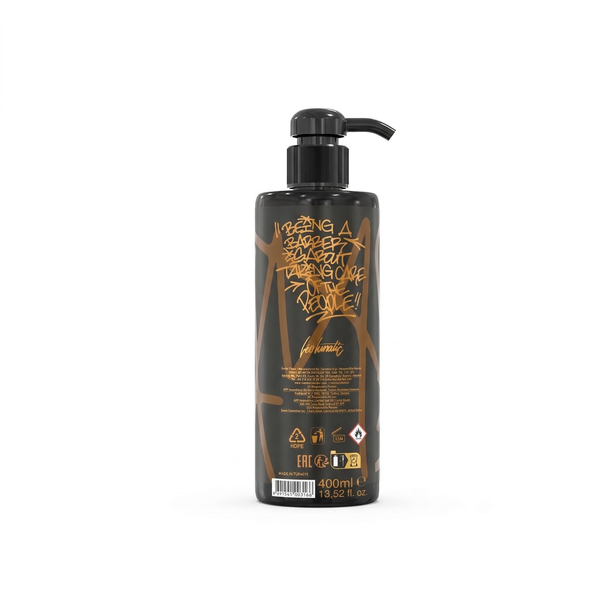 Barber Marmara Kremowa Woda Toaletowa No.3 Balsam Po Goleniu, Łagodzący i Nawilżający, Antyseptyczna Pielęgnacja, Męski Zapach, 400ml