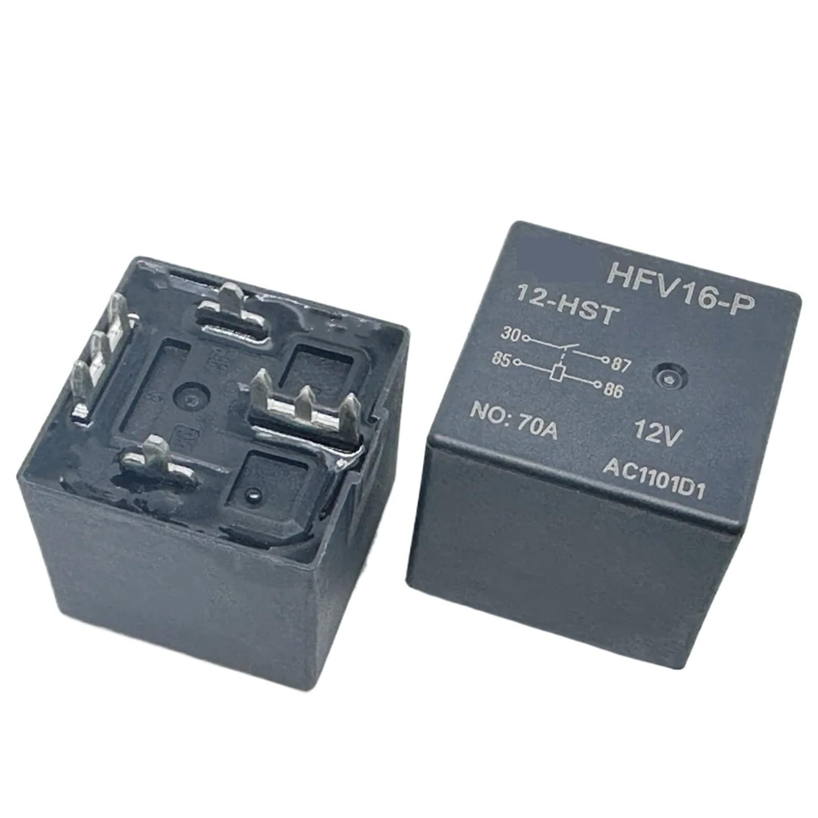 Relais HFV16-P 12-HST 70A à 4 broches pour commutation de puissance