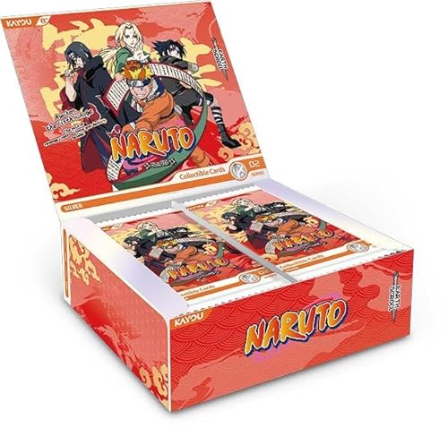 Bchinb KAYOU Naruto -Smriti Collectible Cards-Earth Scroll-001-SEA-Series 1 132 Card Types, 30 Packs, 4 Cards per Pack, Ages 8+