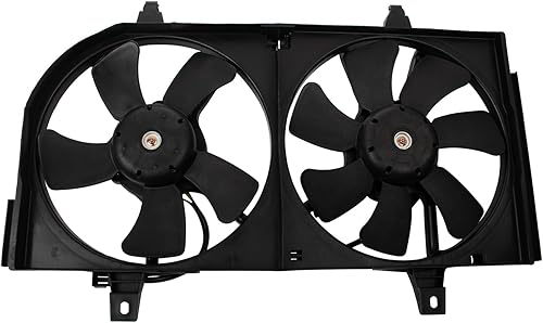 Vista 101 de TRQ Conjunto de ventilador de enfriamiento dual para radiador Compatible con 2004-2006 Lexus ES330 Toyota Camry 2004-2008 Solara LX3115111