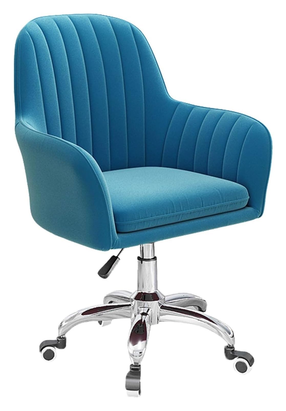 Chaise de bureau élégante en velours doux, siège de bureau rembourré haut de gamme pour intérieur