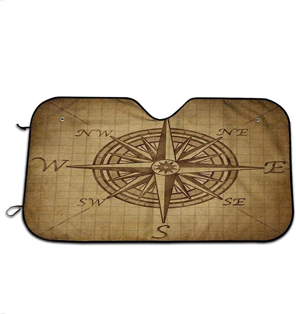 bussola per visiera auto