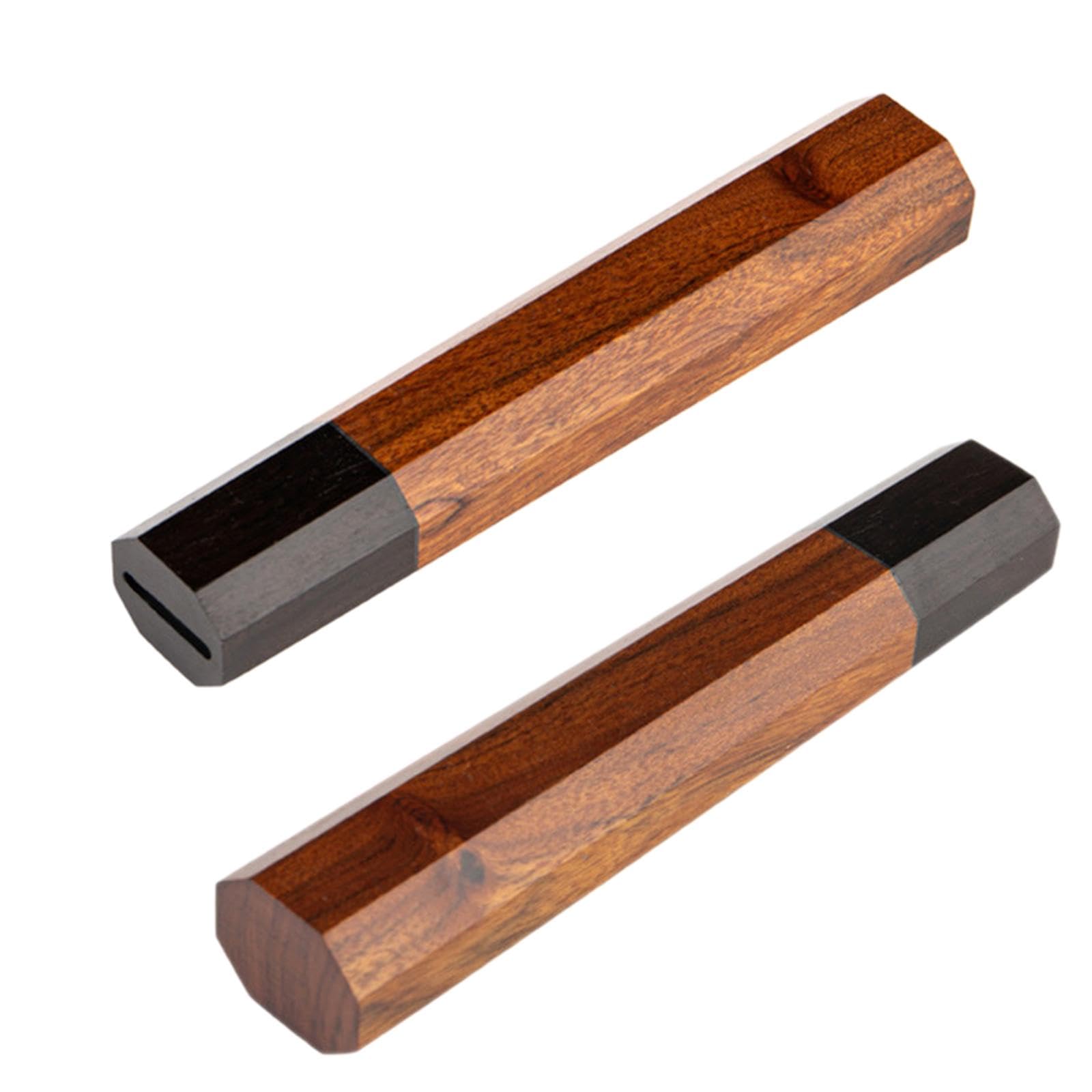 IEUDNS Japanese Kitchen Knife Handle Octagonal Handle Replacement Craft Supplies Wood Accessories Sashimi Knife Handle Professional, Style C