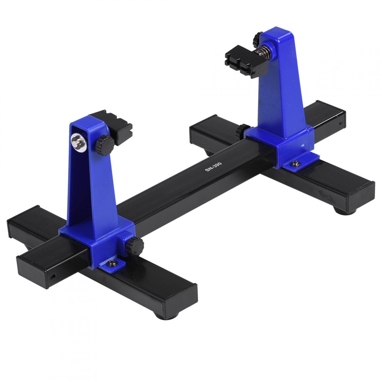 Circuit Board Holder, Adjustable Clamping Kit Frame PCB Soldering Printed Assembly Stand Clamp Repair Tool 360 Degree Rotation Flipping Helping Hand Clamping Desoldering and Rework DIY Working Station