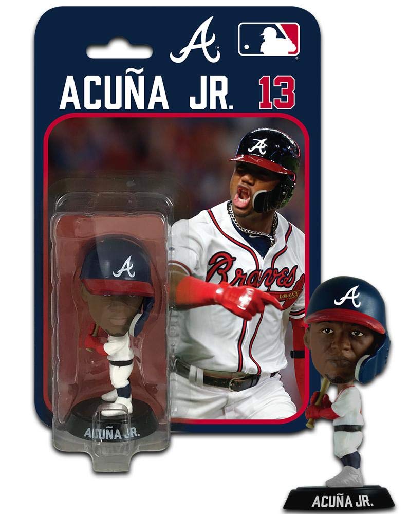 【SALE】MLBロナルド・アクーニャ・ジュニア ボブルヘッド Ronald Acuna Jr. Bat Flip Bobblehead Atlanta Braves Xfinity