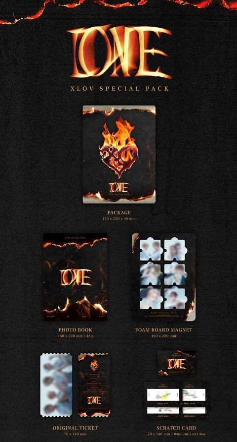 XLOV I ONE [1 SPECIAL PACK + 2 Jewel Case All 3 Ver Set ] 2nd