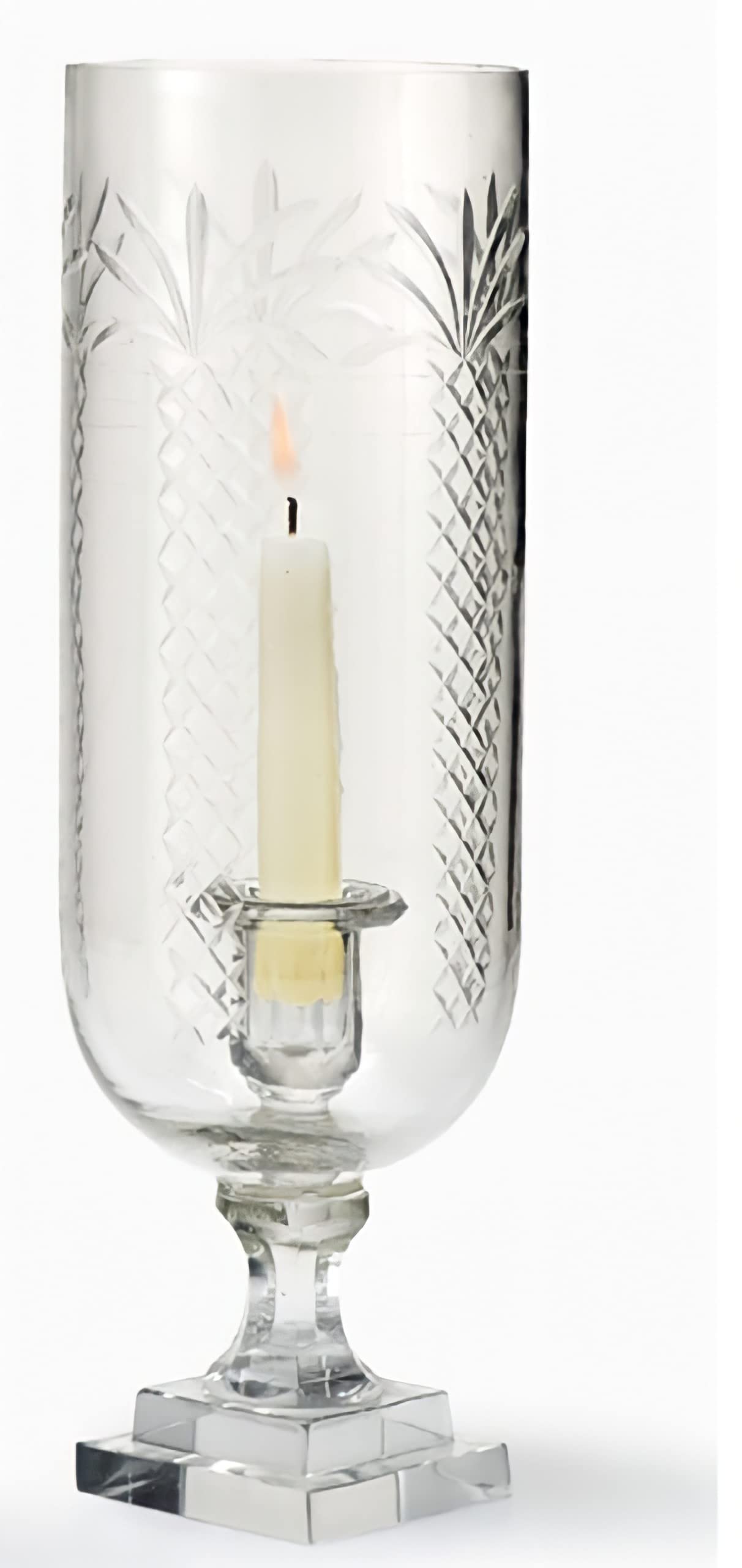 R S Light, Hurricane Candle Holder with Beautiful Cut, Hurricane (15 x 40) cm