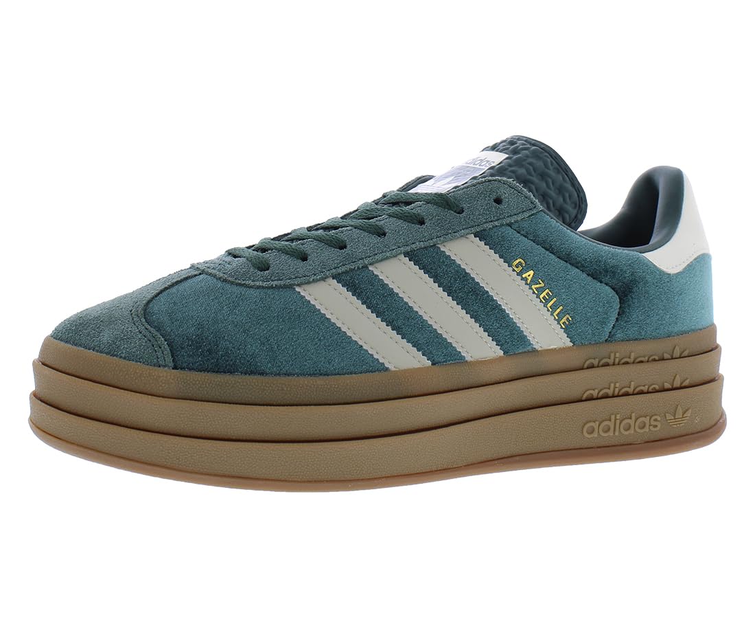 adidas Originals Gazelle Bold - Women's (IG4391, Mineral Green/Putty Grey) Size 6