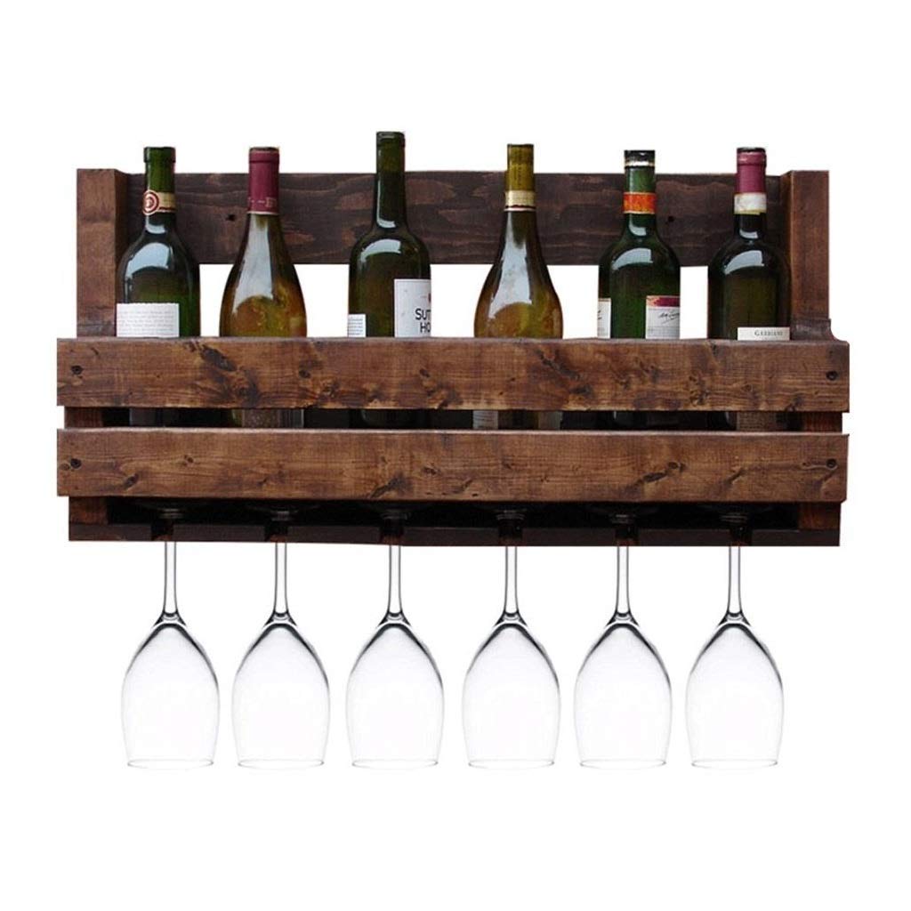 Étagère à vin murale pour optimiser les petits espaces et ranger vos verres