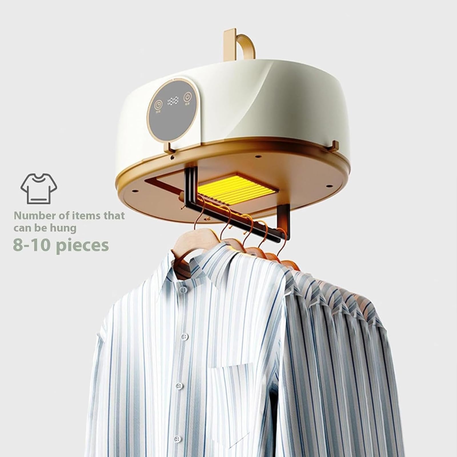 Secador de Ropa portátil y planchador de Vapor, máquina Secadora Plegable, para hogar, apartamento, Viaje, Dormitorio, Autocaravana