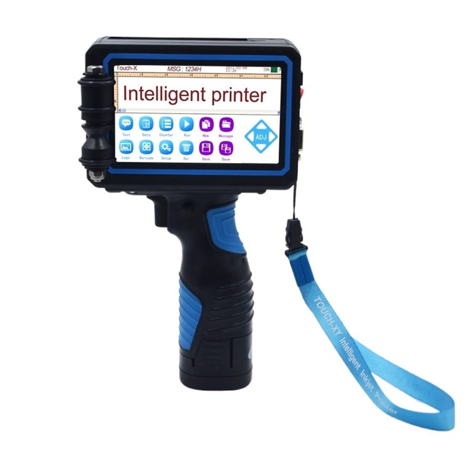 Trdewr One Color High Definition Hand Held Ink Jet Printer For Plastic Wood Paper Glass Packing Code Printing Marking Inkjet Machine The Weld Is Strong