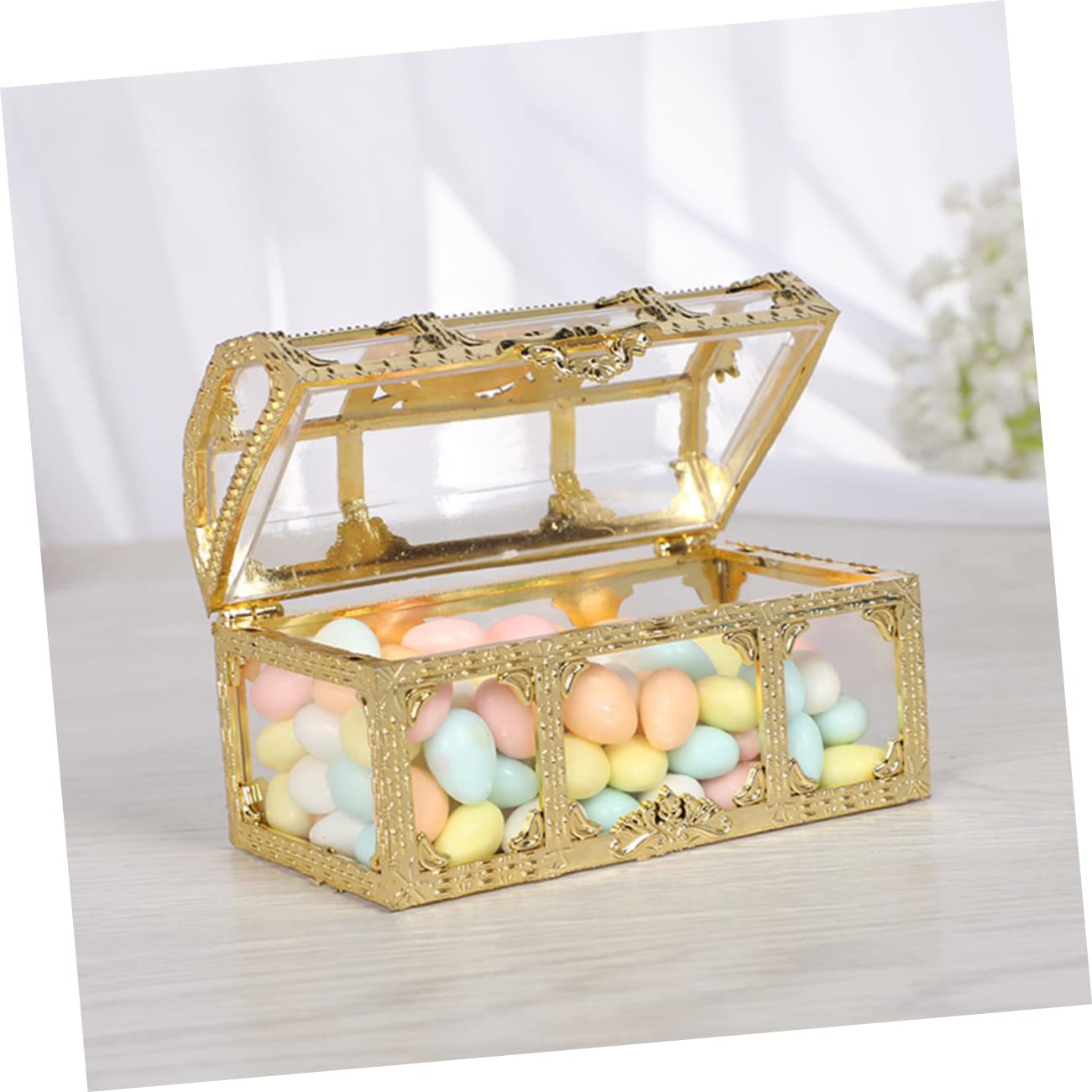 Abaodam 9pezzi Scatole Per Confetti Da Matrimonio Da Dorata Scatole Per Regali e Partecipazioni Eleganti e Versatili Per Feste e Cerimonie