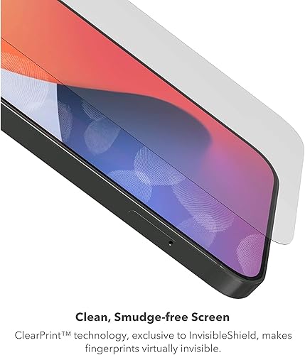 Miniatura 4 de ZAGG InvisibleShield Glass Elite+ Plus - Protector de pantalla para iPhone 12, iPhone 12 Pro, iPhone 11 y iPhone XR, vidrio templado más fuerte,