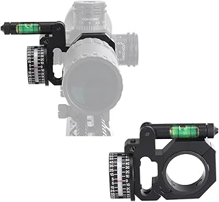 ohhunt High Accuracy Angle Cosine Indicator Kit and Bubble Level Fit 1 inch 30mm Tube Rifle Scope Mounts Light Weight Made of Aluminum