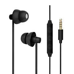 MAXROCK Sleep Earbuds Ultra-Soft Comfortable Noise Isolating Earplugs Workout Headphones in-Ear Earphones w Mic Volume Control - Perfect