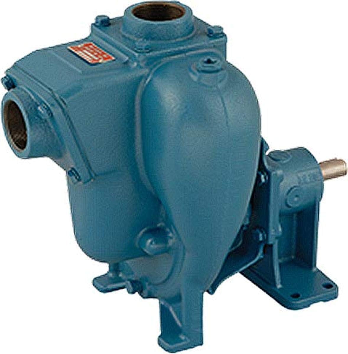 MP Pumps 30706 FLOMAX5 1-1/2" x 1-1/2" Self Priming Centrifugal Pump Cast Iron, Pedestal/Clutch, 24V, 5.0" Impeller